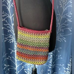 The Sak Multicolor Crochet Crossbody Bag